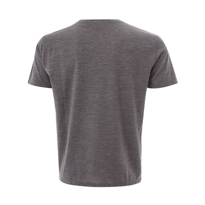Lardini Elegant grijs wollen designer T-shirt