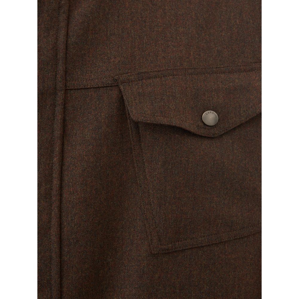 Lardini Elegante wollen blauwe jas voor heren