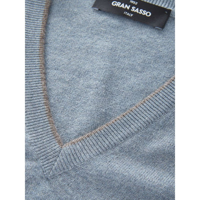 Gran Sasso Elegante Kasjmiertrui in Chic Grijs