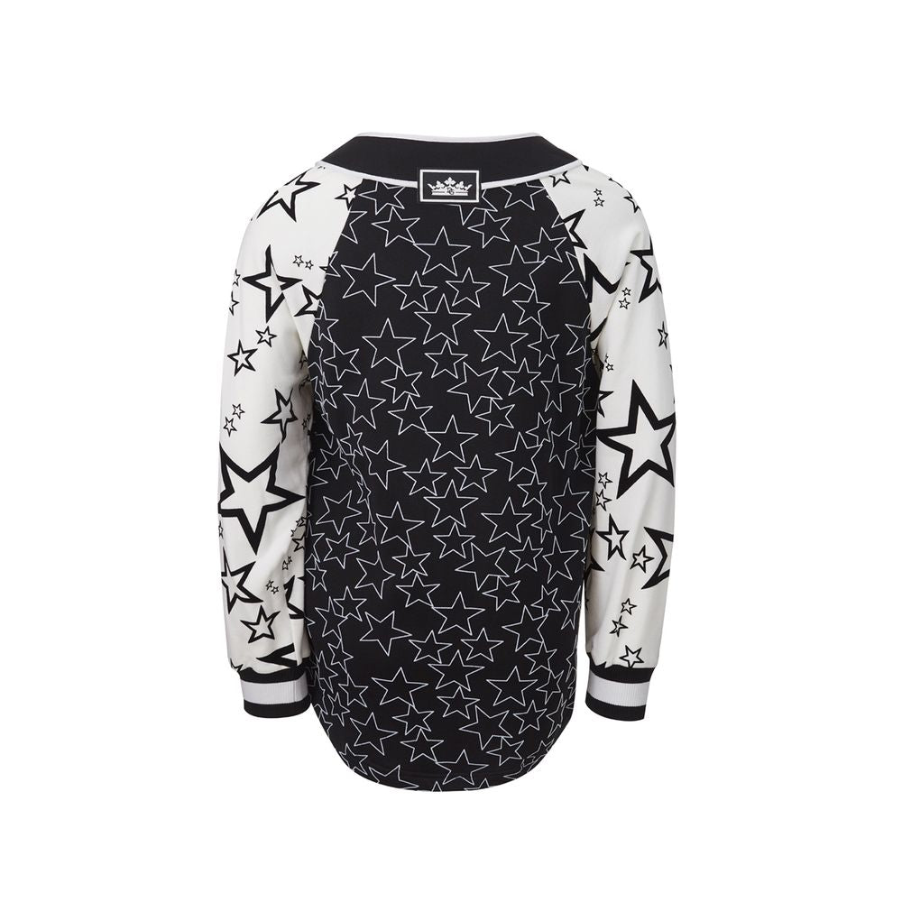 Dolce &amp; Gabbana Chic Zwarte Katoenen Trui voor Dames