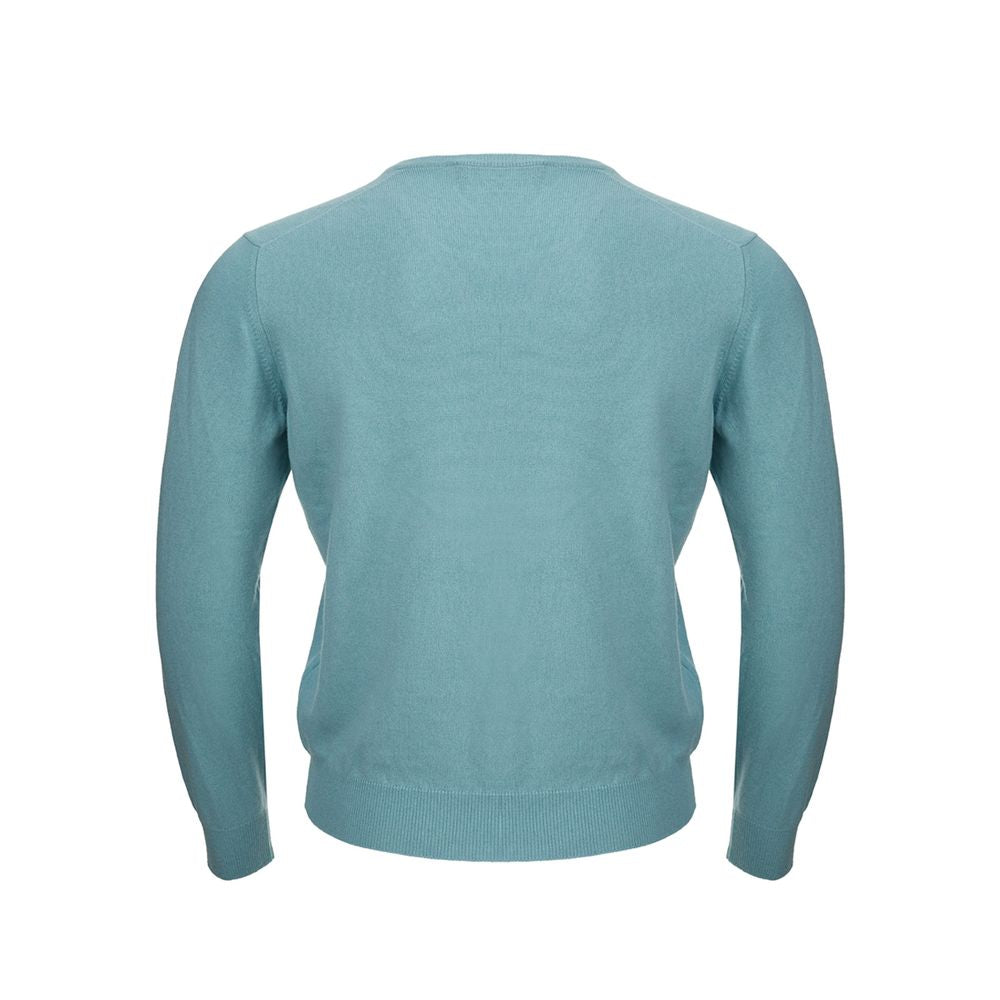 Gran Sasso Turquoise Kasjmier Trui Elegantie
