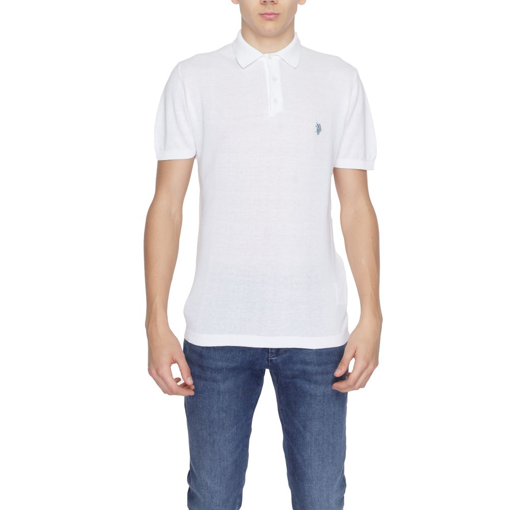 US POLO ASSN. Witte katoenen trui