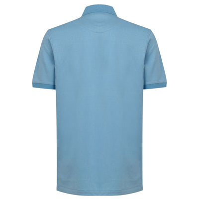 Dunhill Blue Cotton Polo Shirt