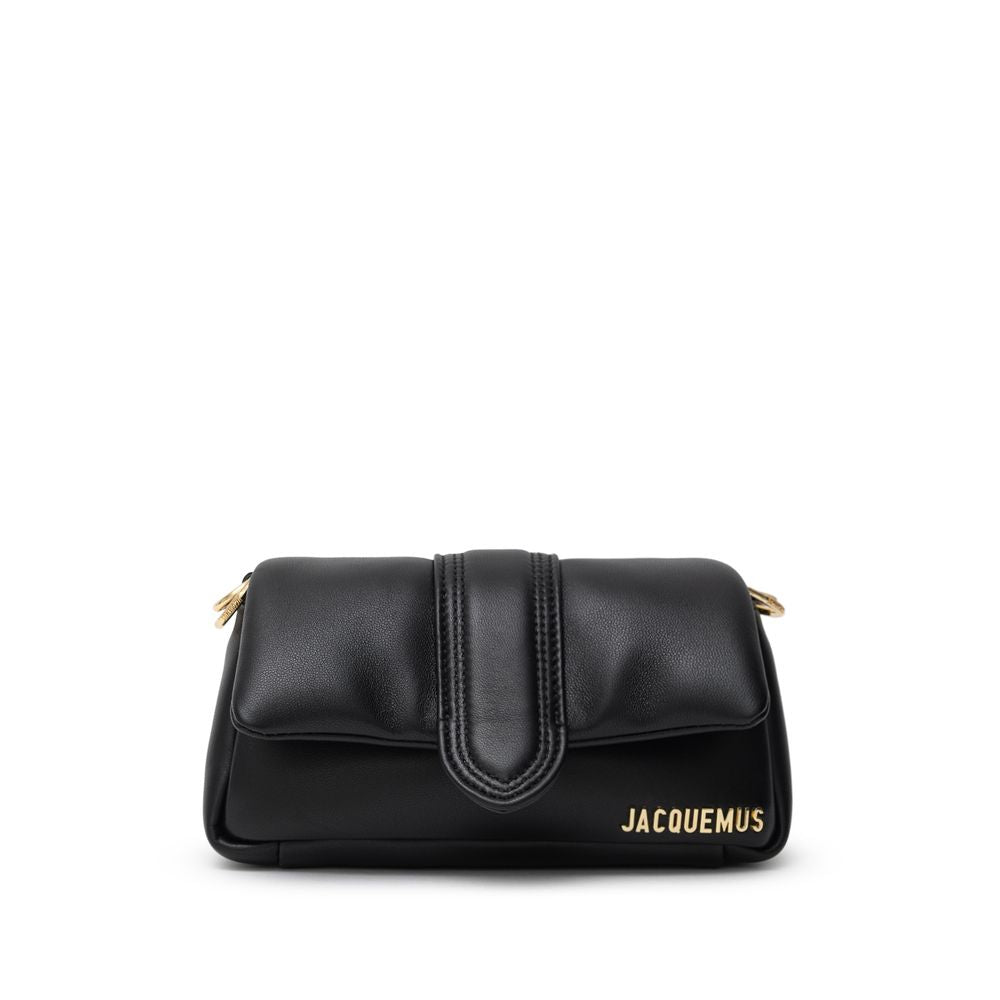 Jacquemus Black Leather Handbag Petit Bambino