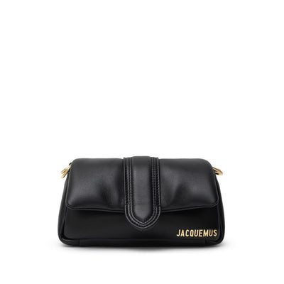 Jacquemus Black Leather Handbag Petit Bambino