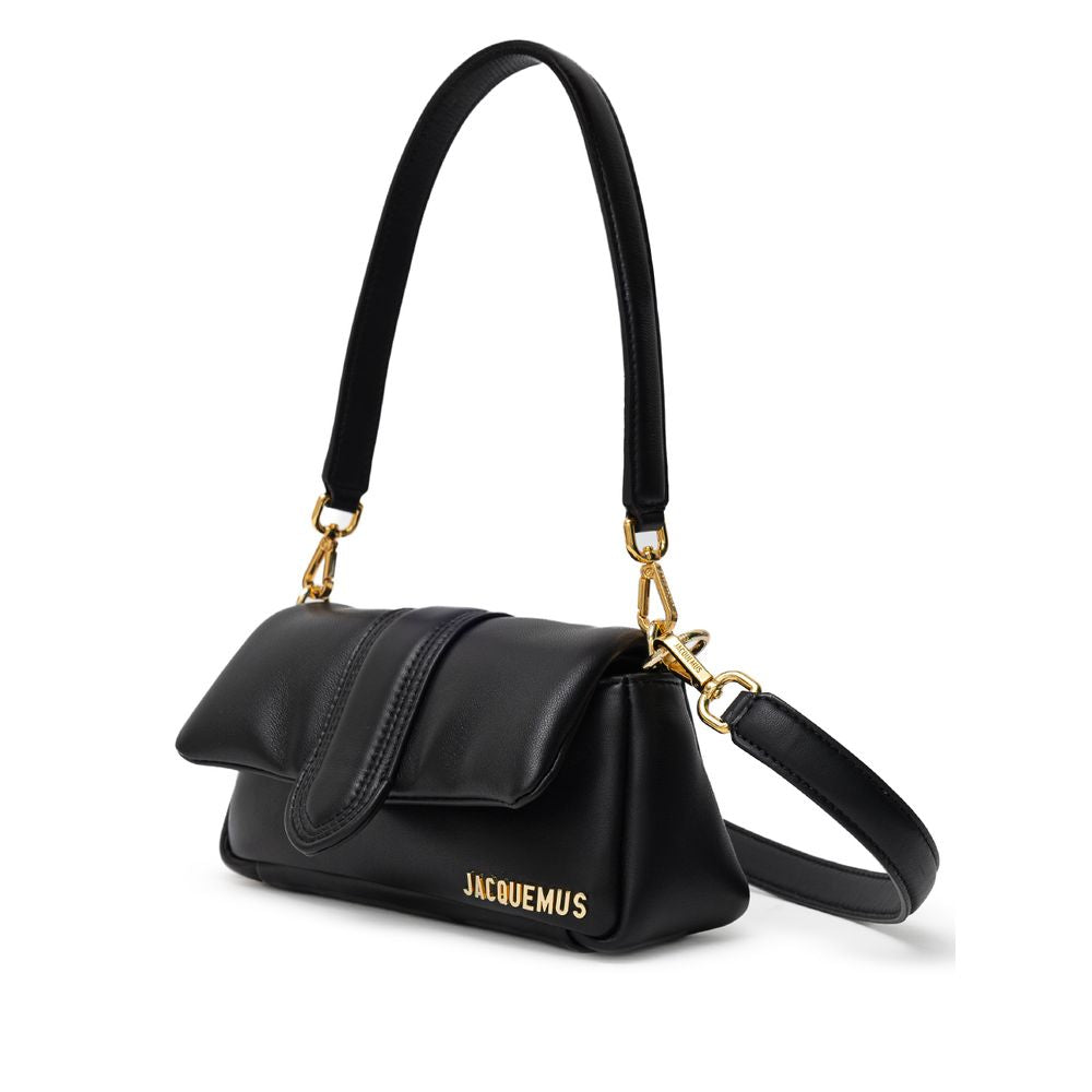 Jacquemus Black Leather Handbag Petit Bambino