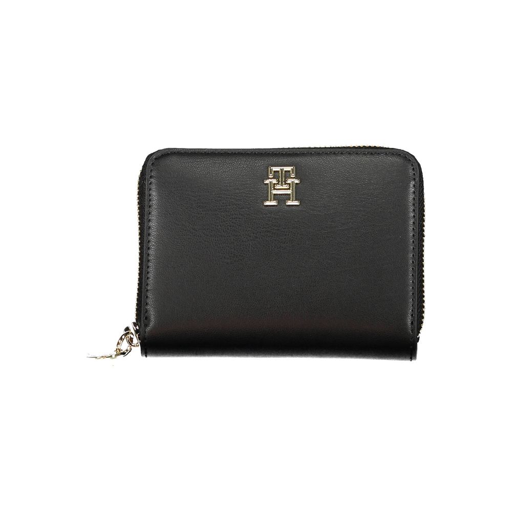 Tommy Hilfiger Zwarte Polyethyleen Dames Portemonnee