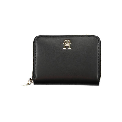 Tommy Hilfiger Zwarte Polyethyleen Dames Portemonnee