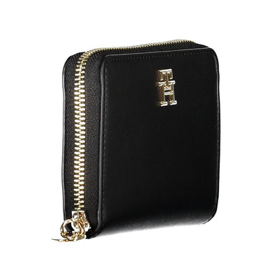 Tommy Hilfiger Zwarte Polyethyleen Dames Portemonnee