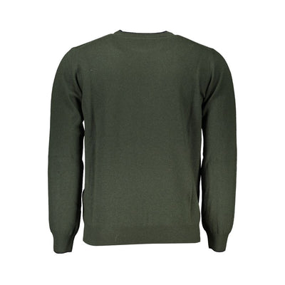 Harmont &amp; Blaine Chic Groene Designer Trui met Ronde Hals