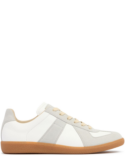 Maison Margiela lage sneakers van leer en suède