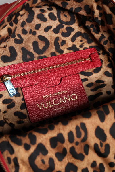 Dolce &amp; Gabbana Rode #DGFAMILY VULCANO Versierde Rugzak