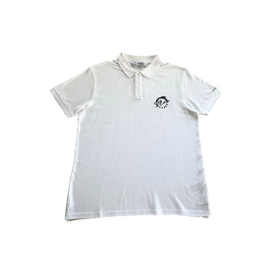 Trussardi Beachwear White Cotton Men's Polo Shirt