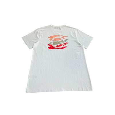 Trussardi Beachwear Wit Katoenen Heren T-shirt
