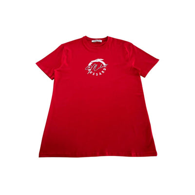 Trussardi strandkleding "Rood katoenen heren T-shirt"