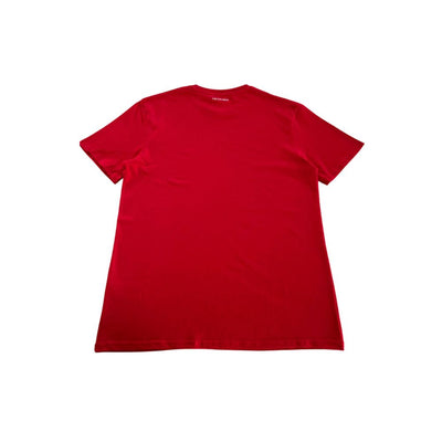 Trussardi strandkleding "Rood katoenen heren T-shirt"