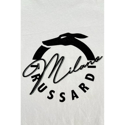 T-shirt Trussardi Beachwear en coton blanc pour homme