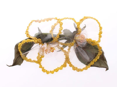 Broche florale transparente Dolce &amp; Gabbana FAIT MAIN 