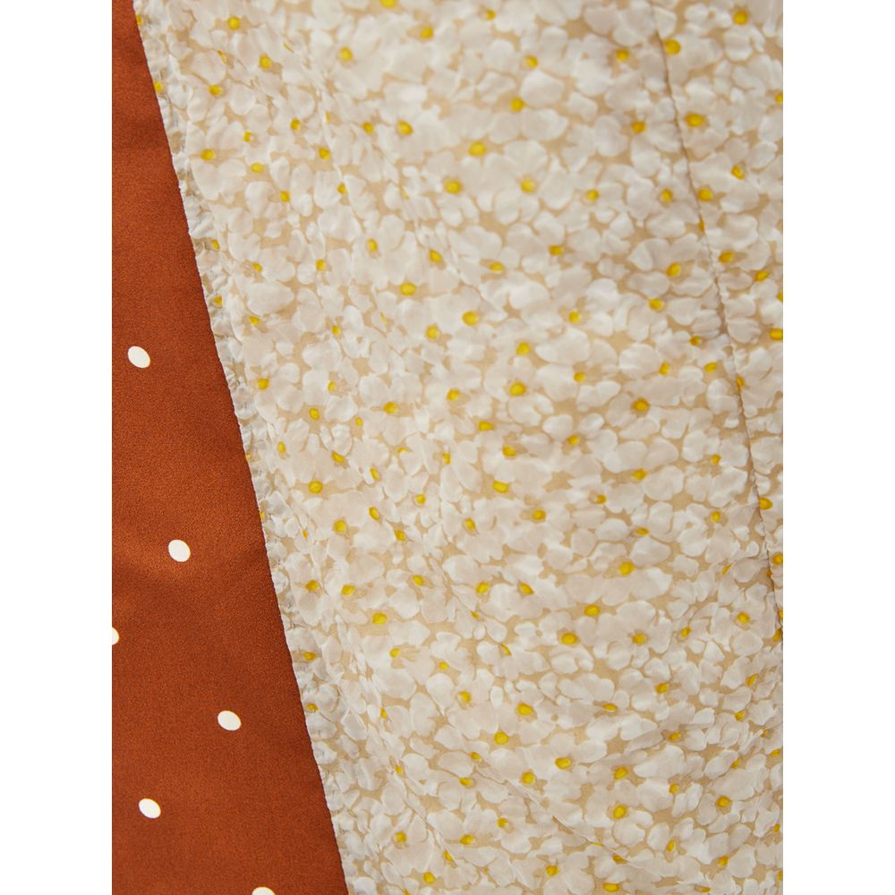 Lardini Chic Katoenen Bruine Jas voor de Moderne Vrouw