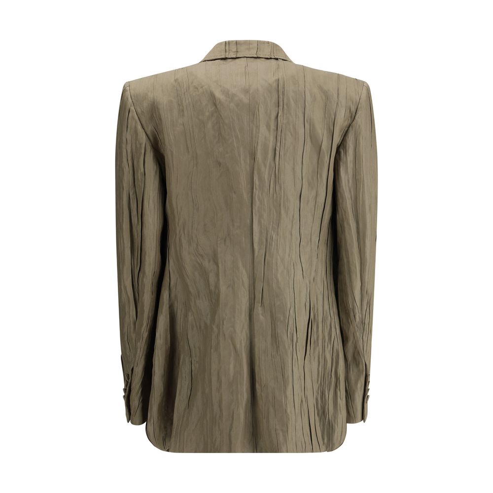 Blazer Mairi en soie froncée Gabriela Hearst