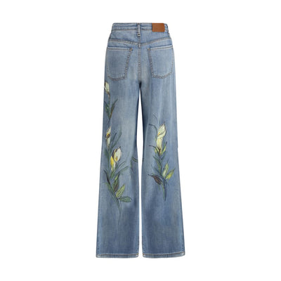 Ella bloemenprint jeans
