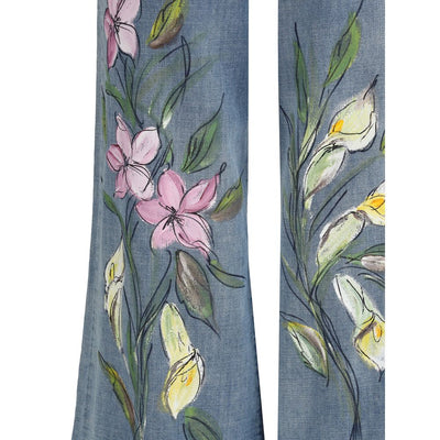 Ella bloemenprint jeans