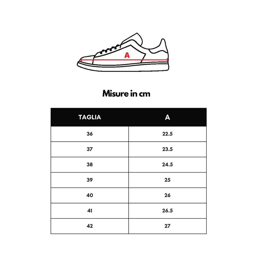 P448 Witte leren sneaker