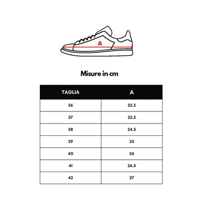 P448 Witte leren sneaker