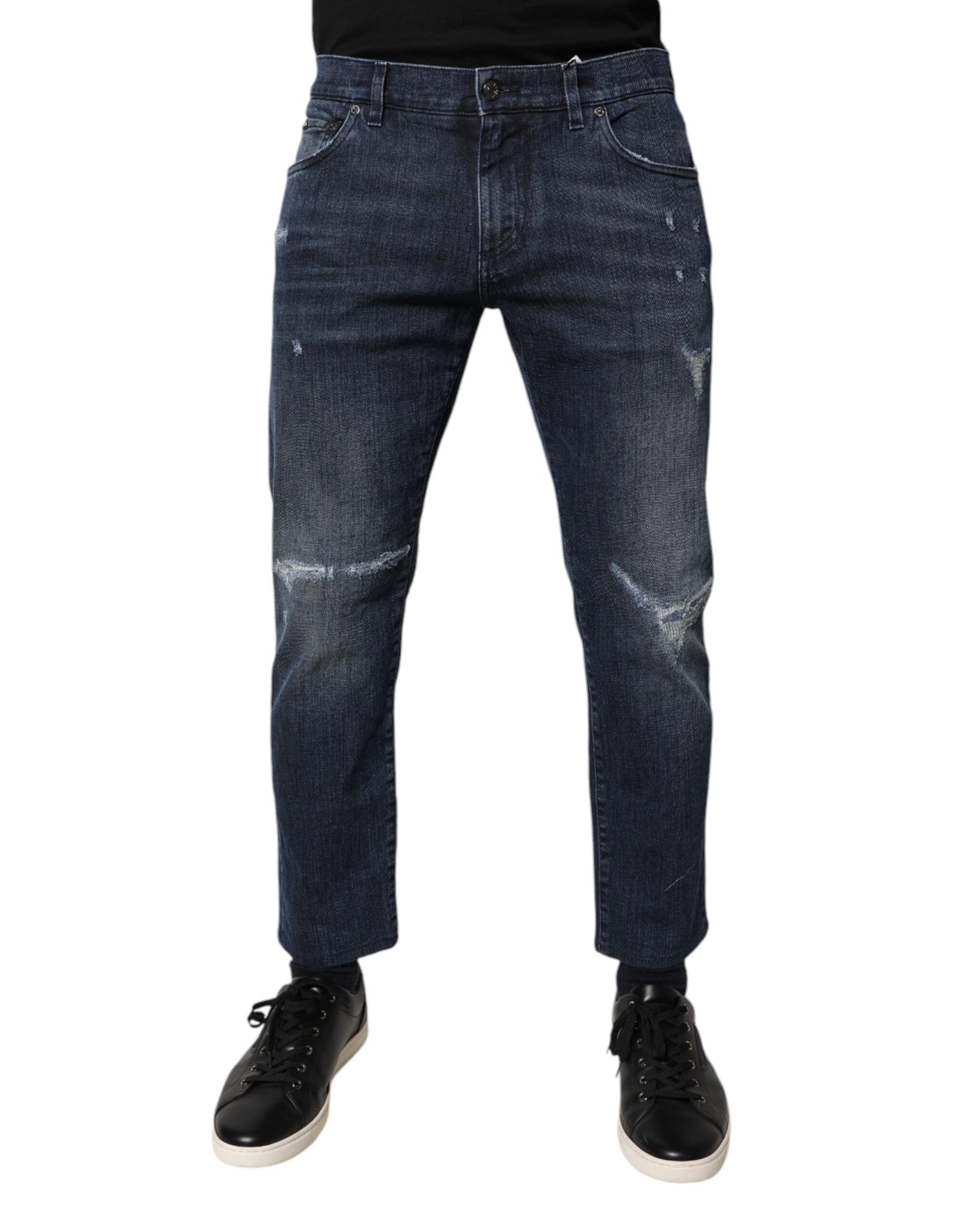 Jean skinny en coton stretch bleu Dolce &amp; Gabbana pour homme
