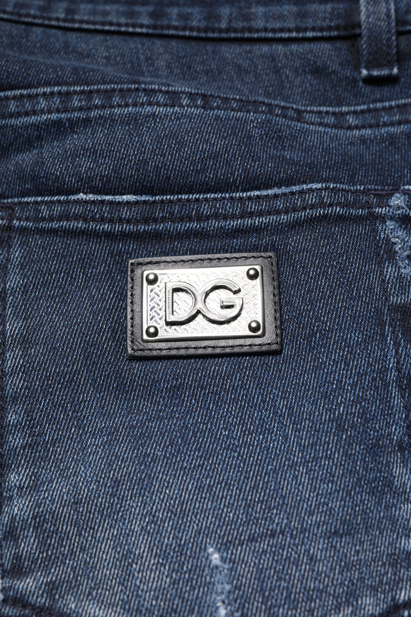 Jean skinny en coton stretch bleu Dolce &amp; Gabbana pour homme