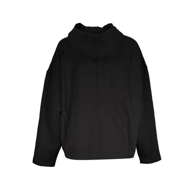 Pull femme en coton noir Calvin Klein