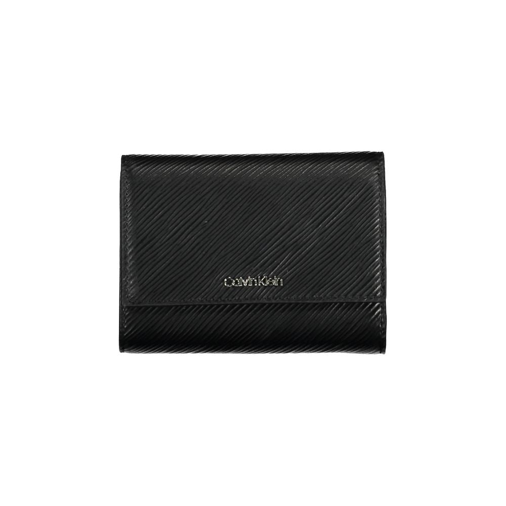 Calvin Klein Zwarte Polyethyleen Dames Portemonnee