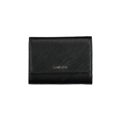 Calvin Klein Zwarte Polyethyleen Dames Portemonnee