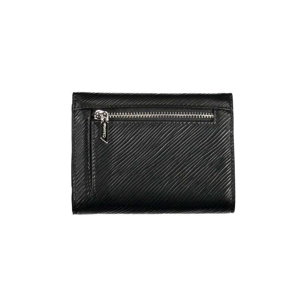 Calvin Klein Zwarte Polyethyleen Dames Portemonnee