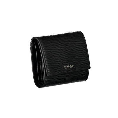 Calvin Klein Zwarte Polyethyleen Dames Portemonnee