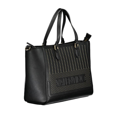 Mario Valentino Black Polyurethane Women Handbag