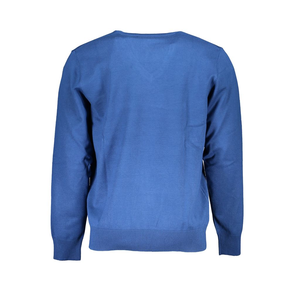 US Grand Polo Blauwe Nylon Trui