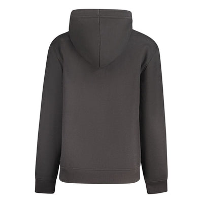 Pull femme en coton noir Calvin Klein