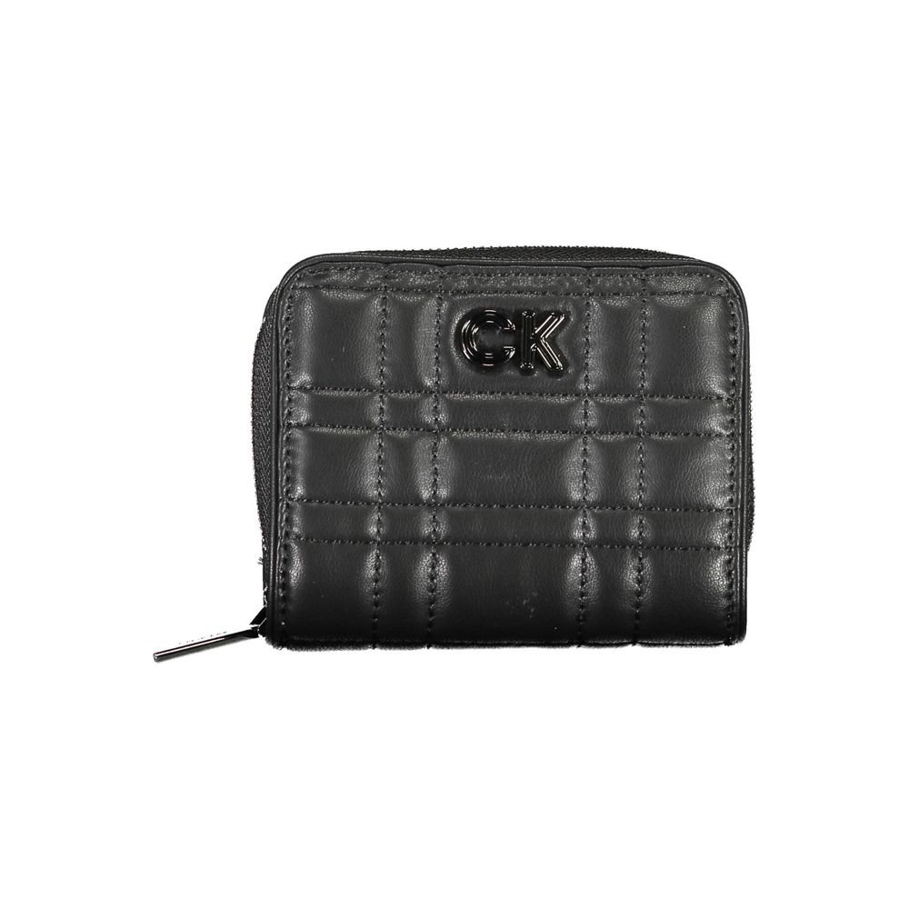 Calvin Klein Zwarte Polyester Dames Portemonnee