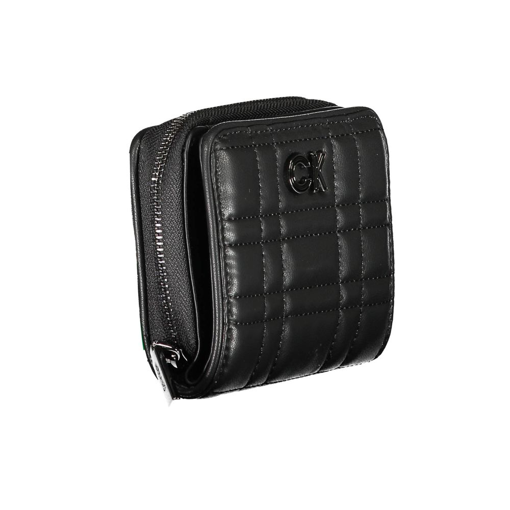Calvin Klein Zwarte Polyester Dames Portemonnee