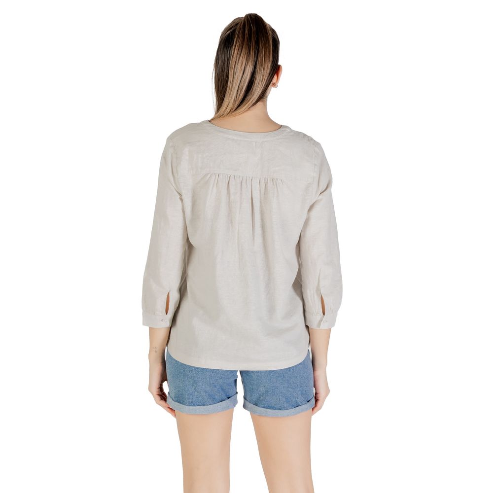 Street One beige linnen blouse