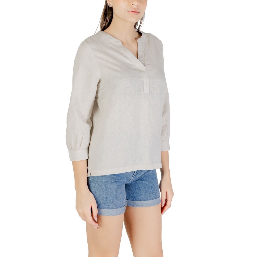 Street One beige linnen blouse