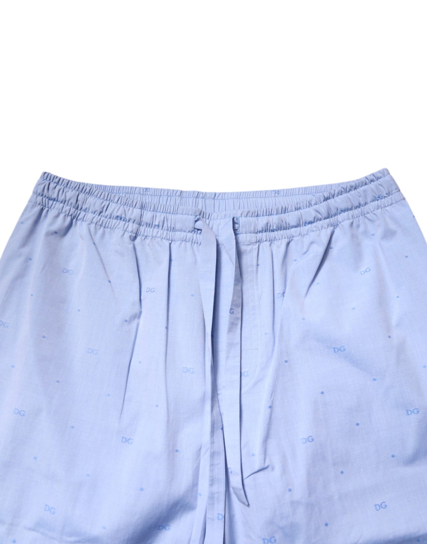 Ensemble pyjama en coton bleu clair avec logo DG pour homme Dolce &amp; Gabbana