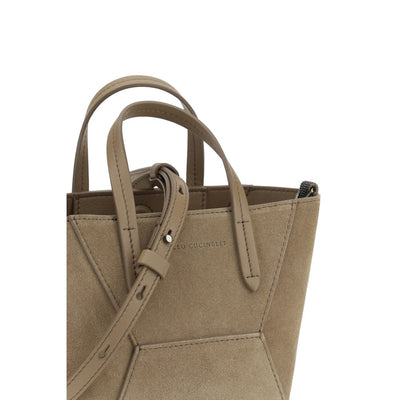 Brunello Cucinelli Suede Shoulder Bag