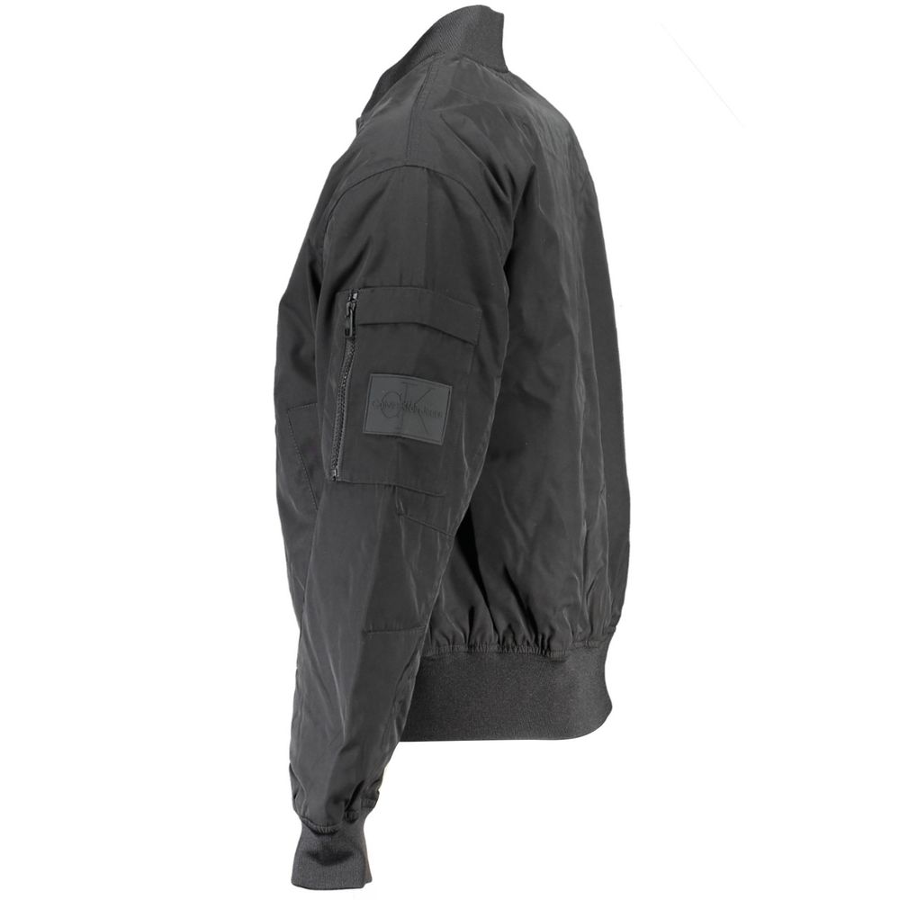 Calvin Klein Black Polyester Men Jacket
