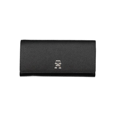 Tommy Hilfiger Zwarte Polyethyleen Dames Portemonnee