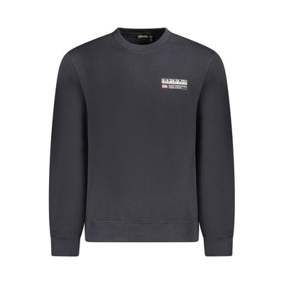 Pull Napapijri en coton noir pour homme