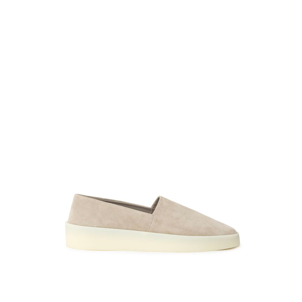 Mocassins à enfiler en cuir gris Fear Of God