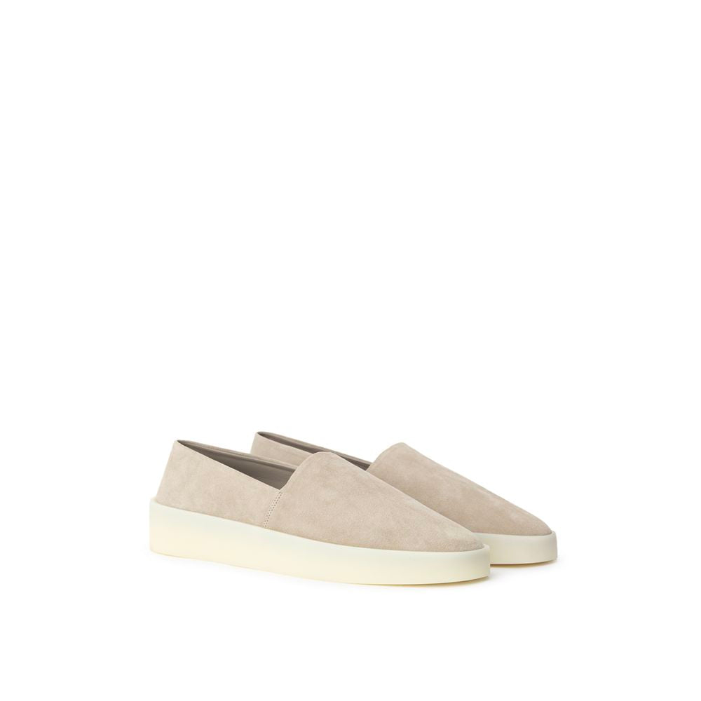 Mocassins à enfiler en cuir gris Fear Of God