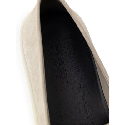 Mocassins à enfiler en cuir gris Fear Of God
